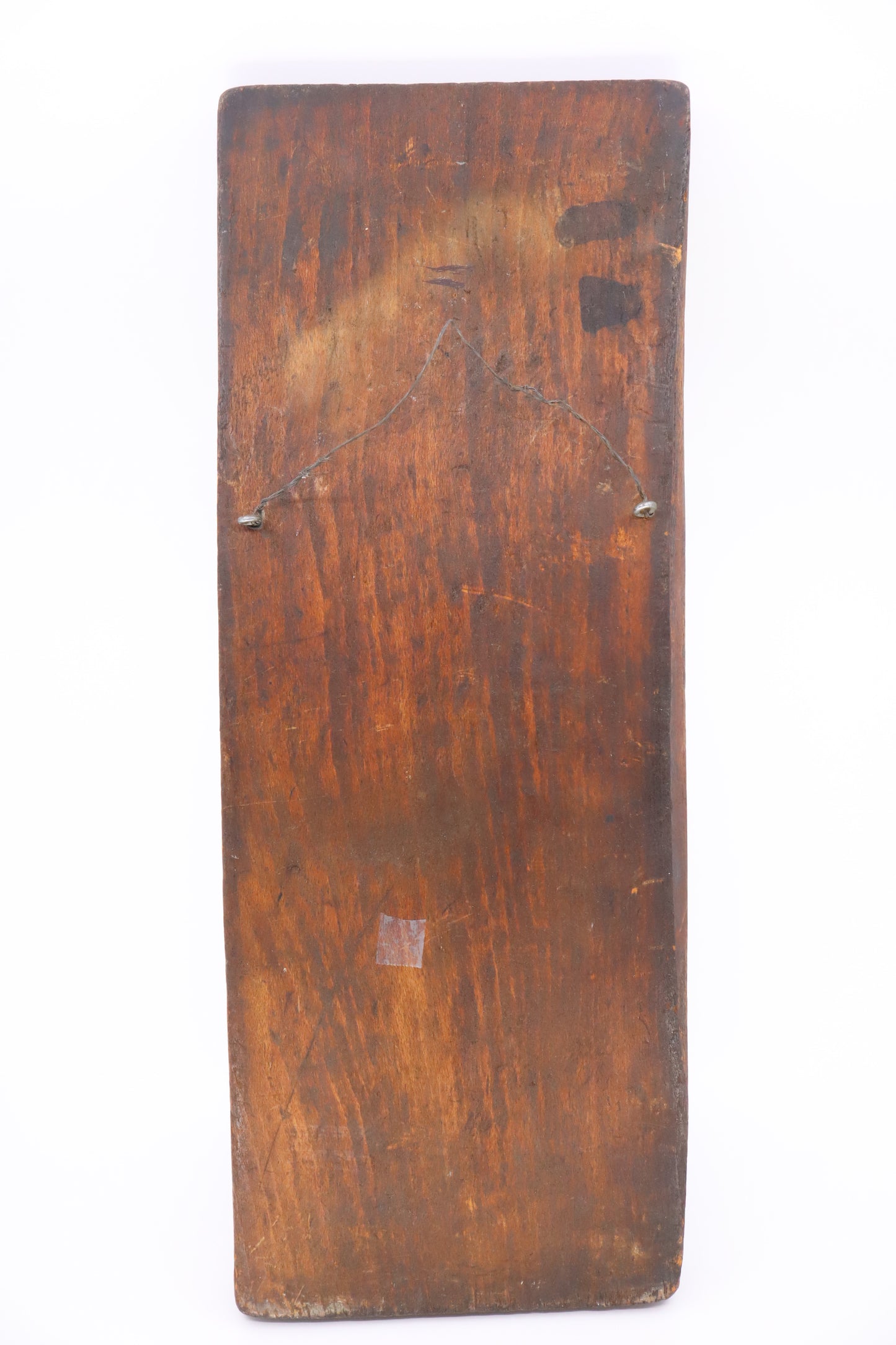 Vintage German Folk Art Cookie Mold, Hand Carved Wooden, Printen Dessert 21 x 8 x 1.5"