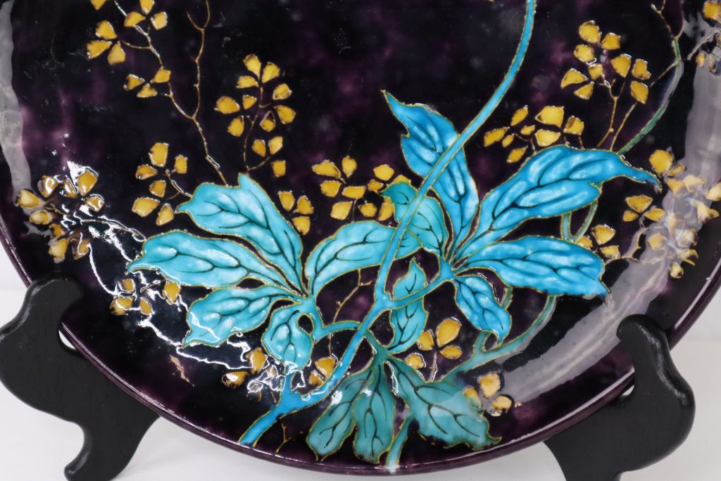 Antique Dish Joseph Theodore Deck (1823-1891) 19Th C.