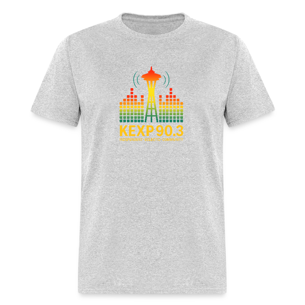 KEXP 90.3 Radio Skyline Tee – Seattle Sound in Color - heather gray