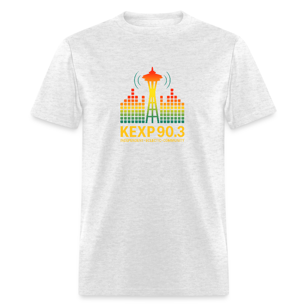 KEXP 90.3 Radio Skyline Tee – Seattle Sound in Color - light heather gray