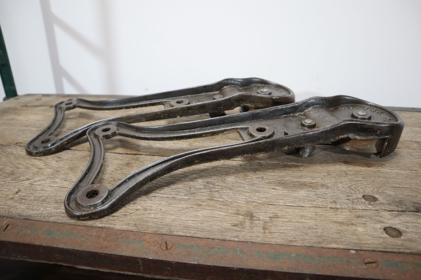 2 Fire Door Hangers, No. 645 Richards - Wilcox Fire Door Tubular Track Fixtures, Industrial, Architectural Salvage